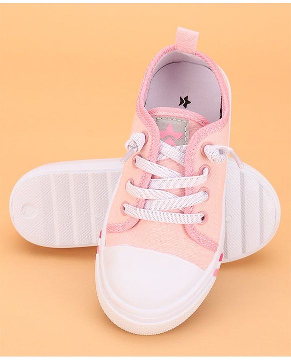 Cute Walk by Babyhug Lace up  Casual Shoes - Pink