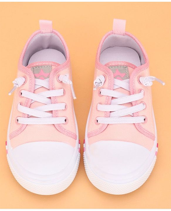 Cute Walk by Babyhug Lace up  Casual Shoes - Pink