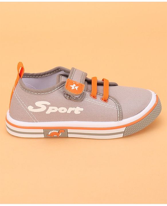 Cute Walk by Babyhug Velcro Closure Casual Shoes - Grey