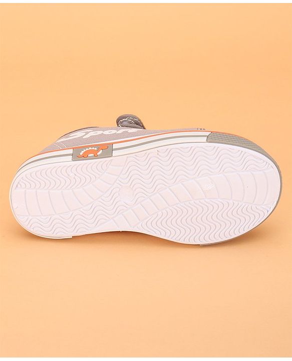 Cute Walk by Babyhug Velcro Closure Casual Shoes - Grey