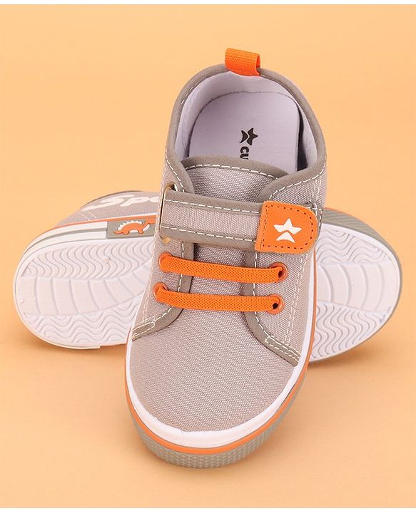 Cute Walk by Babyhug Velcro Closure Casual Shoes - Grey
