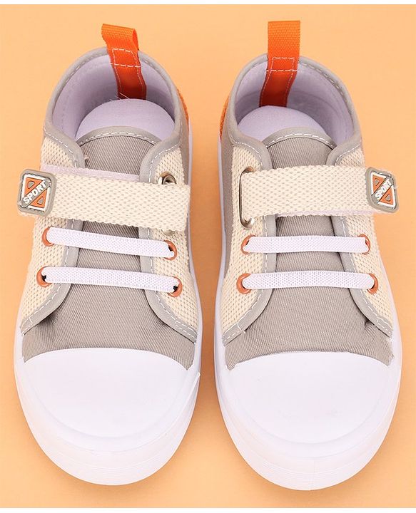 Cute Walk by Babyhug Slip On Casual Shoes with Velcro Closure - Grey