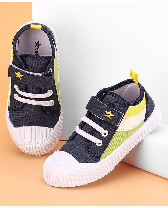 Cute Walk by Babyhug Casual Shoes with Velcro Closure - Blue
