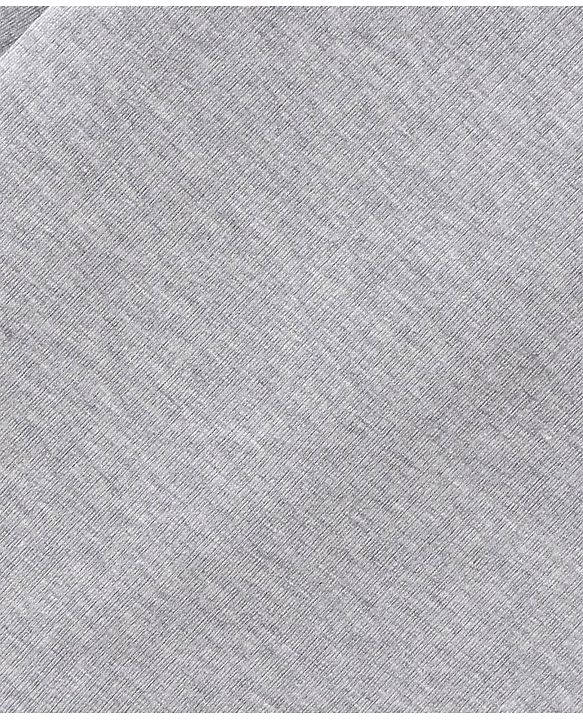 Babyhug Full Sleeves Solid Colour Front Open Thermal Vest & Pant Set - Grey