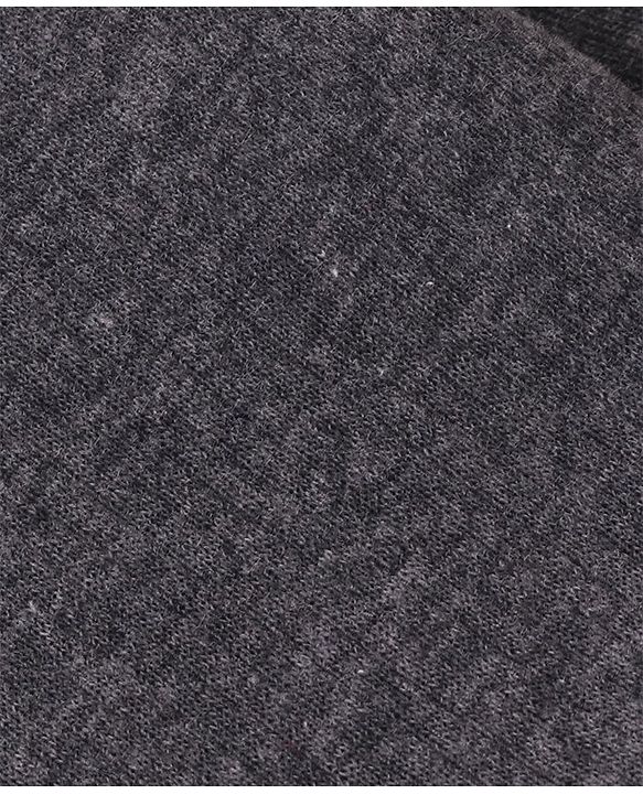 Babyhug Solid Full Sleeves Thermal Vests & Pant Set - Dark Grey