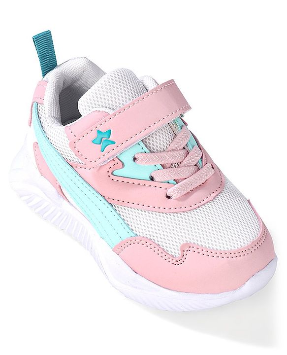 Cute Walk by Babyhug Velcro Closure Sneakers - Pink