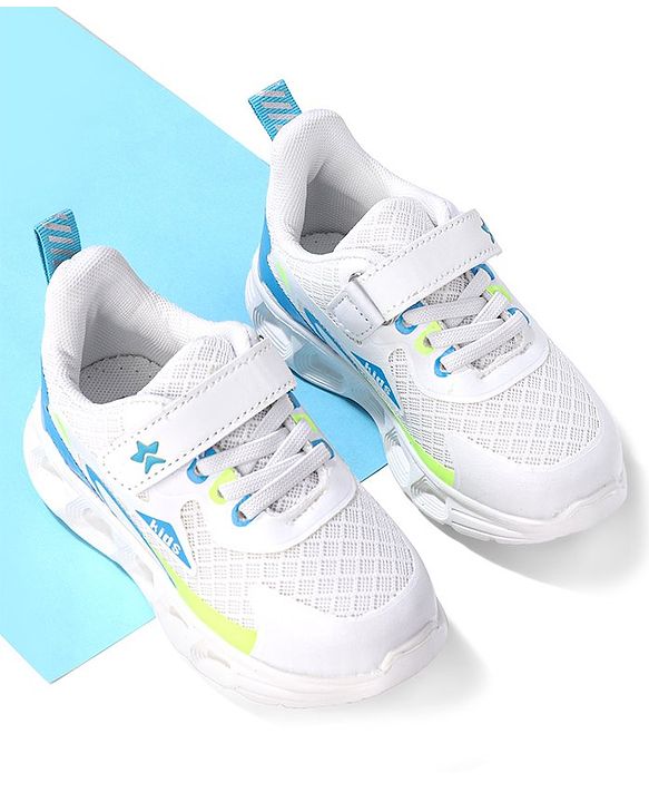 Cute Walk by Babyhug Slip On Sneakers with Velcro Closure - White