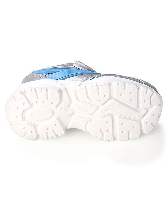 Cute Walk by Babyhug Sneakers With Velcro Closure Solid - Blue & Grey