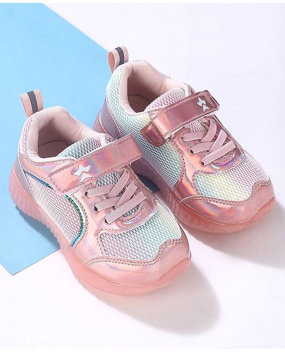 Cute Walk by Babyhug Sneakers Velcro Closure - Pink