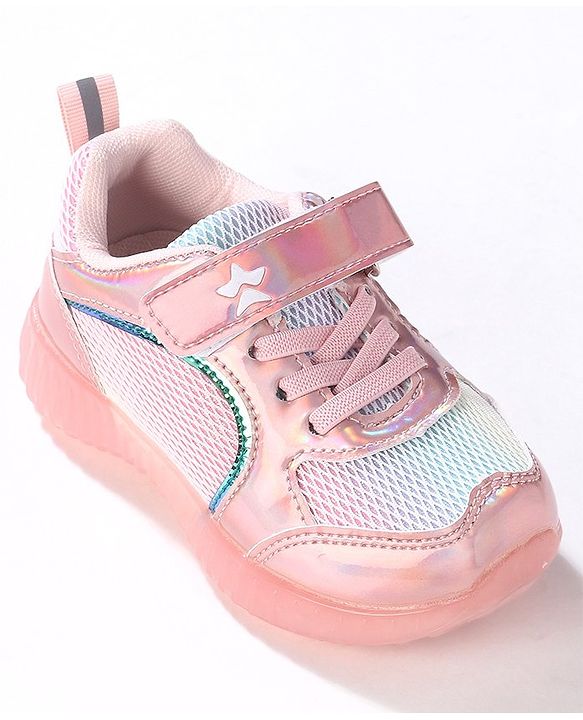 Cute Walk by Babyhug Sneakers Velcro Closure - Pink