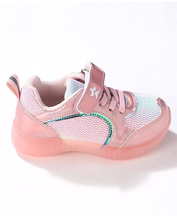 Cute Walk by Babyhug Sneakers Velcro Closure - Pink