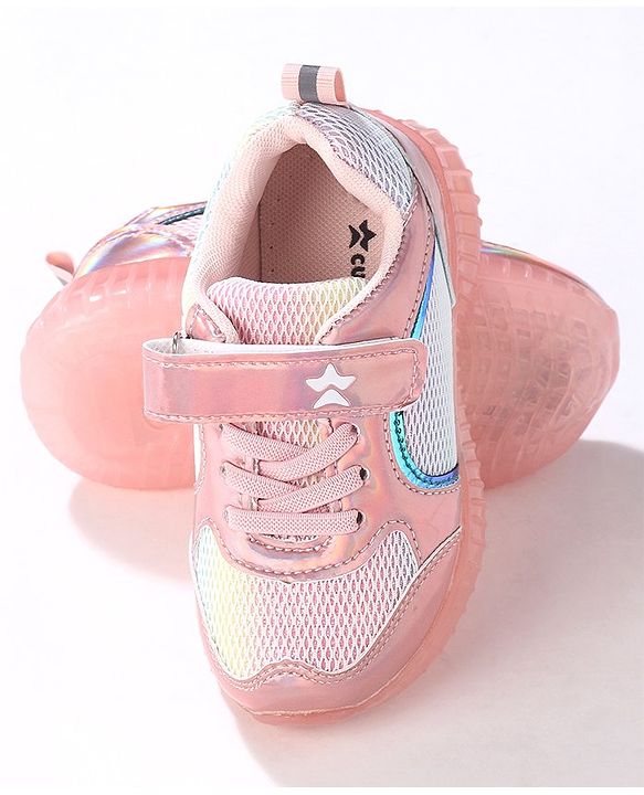 Cute Walk by Babyhug Sneakers Velcro Closure - Pink