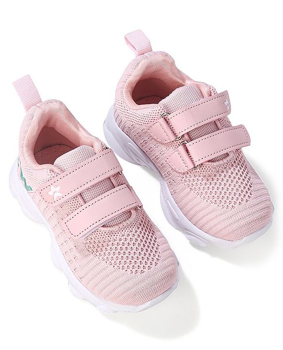 Cute Walk by Babyhug Sneaker Shoes with Velcro Closure - Pink