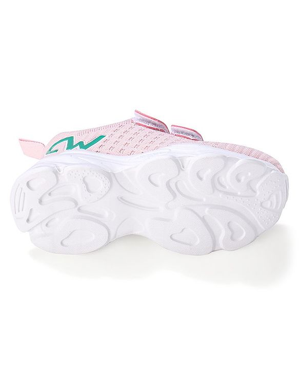 Cute Walk by Babyhug Sneaker Shoes with Velcro Closure - Pink