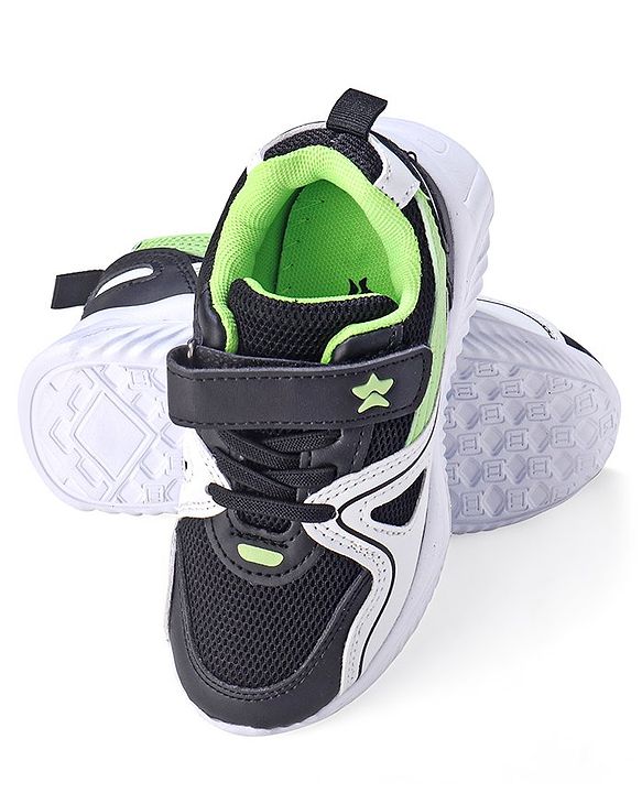 Cute Walk by Babyhug Velcro Closure Sneakers - Black