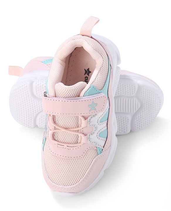 Cute Walk by Babyhug Sneakers With Velcro Closure  - Pink