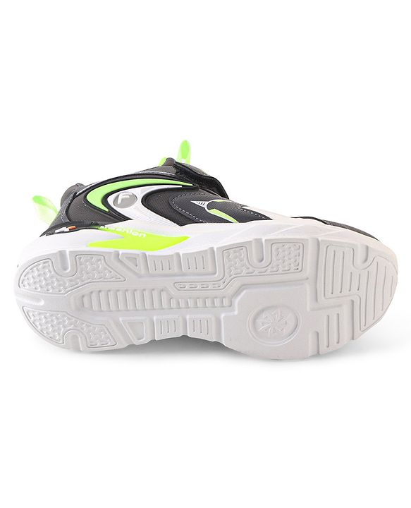 Pine Kids Sneakers Shoes with Velcro Closure- Dark Grey
