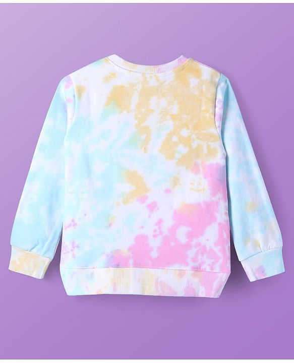 Pine Kids Cotton Knit Full Sleeves Sweatshirt with Text Embroidery & Kangaroo Pockets - White