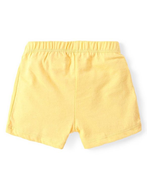 Babyhug 100% Cotton Knit Antibacterial Trunks Lion & Tiger Print Pack of 5 - Multicolour