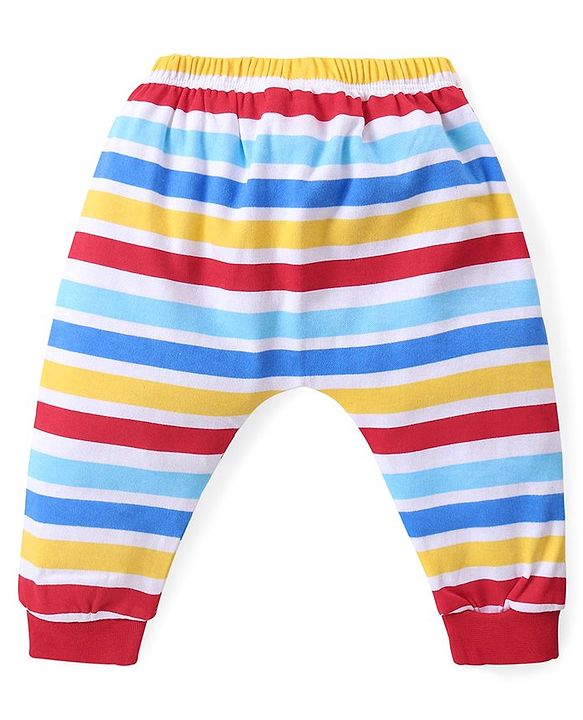 Babyhug 100% Cotton Knit Full Sleeves Onesie with Leggings Cap Mitten & Booties Snowman Printed - Multicolour
