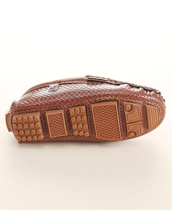 Cute Walk by Babyhug Slip On Formal Shoes- Brown