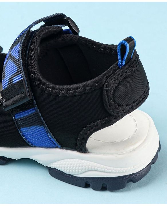 Cute Walk by Babyhug Velcro Closure Sandals - Dark Blue