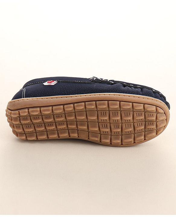 Cute Walk By Babyhug Formal Slip On Shoes - Dark Blue