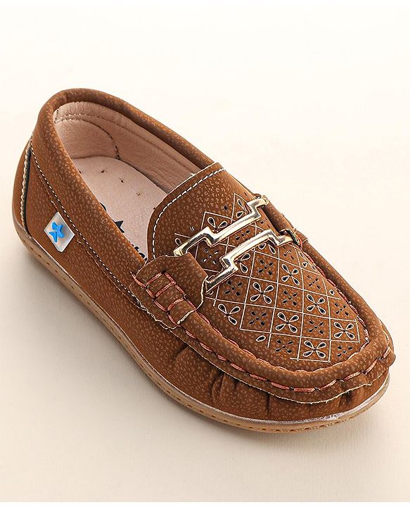 Cute Walk By Babyhug Formal Slip On Shoes - Dark Blue