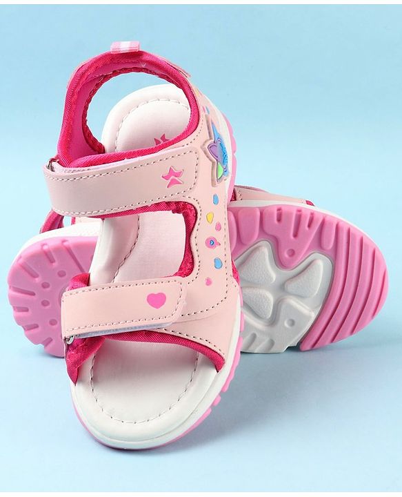 Cute Walk by Babyhug Sandals Unisex Pink 28