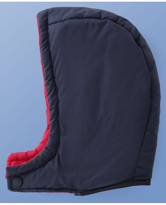 Pine Kids Woven Full Sleeves Padded Jacket with Detachable Hood Text Print - Multicolour