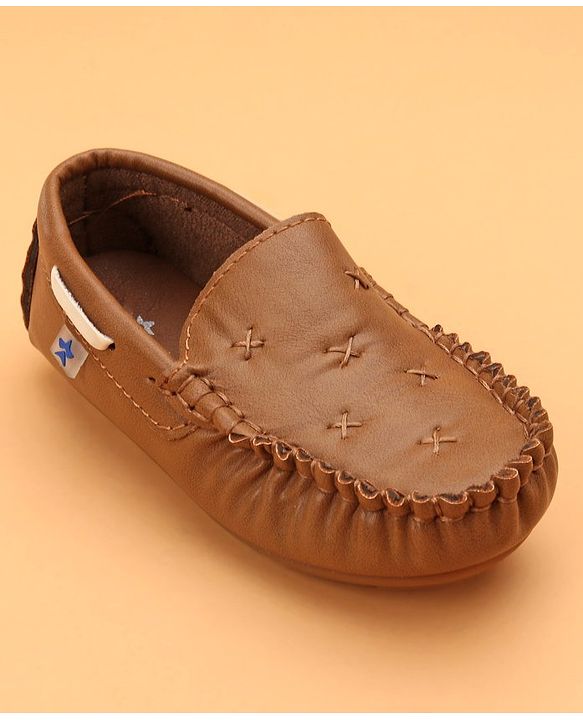 Cute Walk by Babyhug Formal Wear Loafers - Brown
