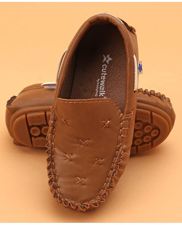 Cute Walk by Babyhug Formal Wear Loafers - Brown