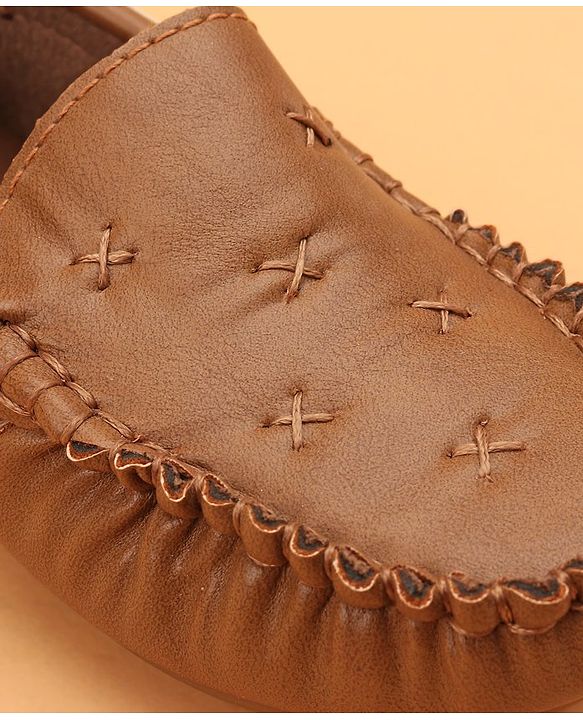 Cute Walk by Babyhug Formal Wear Loafers - Brown