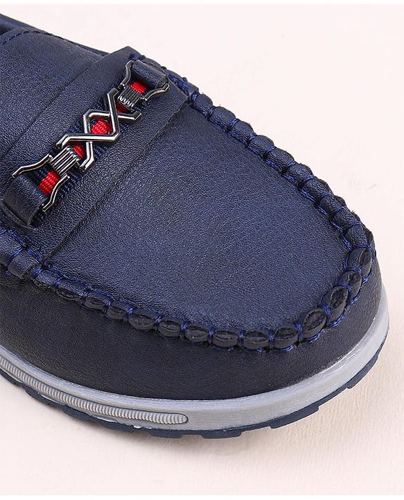 Cute Walk by Babyhug Slip On Formal Shoes - Blue