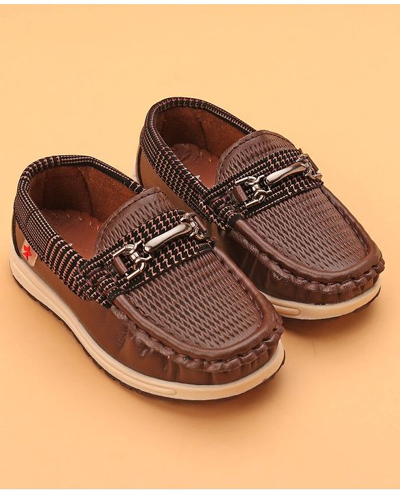 Cute Walk by Babyhug Formal & party Wear Slip On Shoes - Coffee
