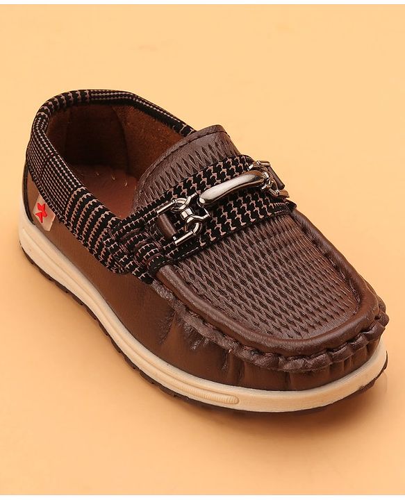 Cute Walk by Babyhug Formal & party Wear Slip On Shoes - Coffee