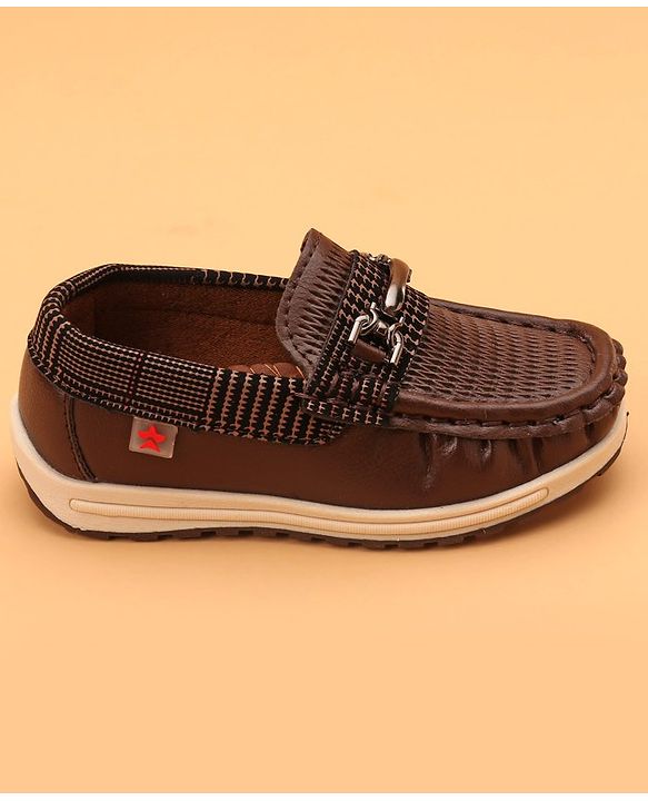 Cute Walk by Babyhug Formal & party Wear Slip On Shoes - Coffee