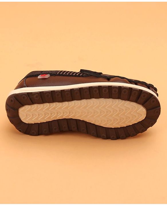 Cute Walk by Babyhug Formal & party Wear Slip On Shoes - Coffee