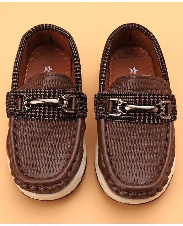 Cute Walk by Babyhug Formal & party Wear Slip On Shoes - Coffee