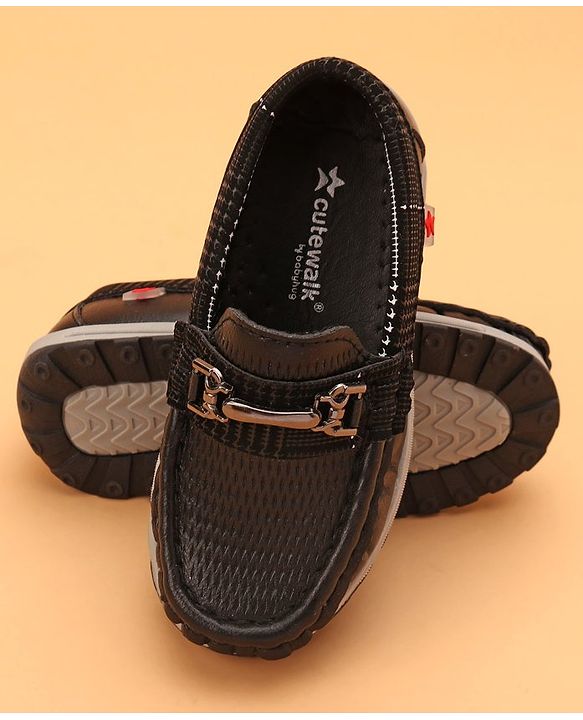 Cute Walk by Babyhug Formal & party Wear Slip On Shoes - Coffee