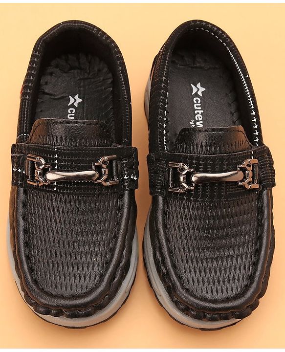 Cute Walk by Babyhug Formal & party Wear Slip On Shoes - Coffee