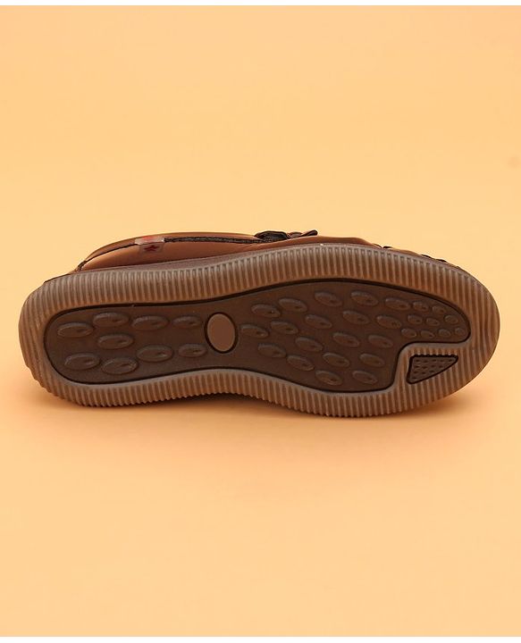 Cute Walk by Babyhug Formal Slip On Shoes - Dark Brown
