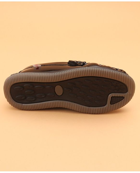 Cute Walk by Babyhug Formal Slip On Shoes - Dark Brown