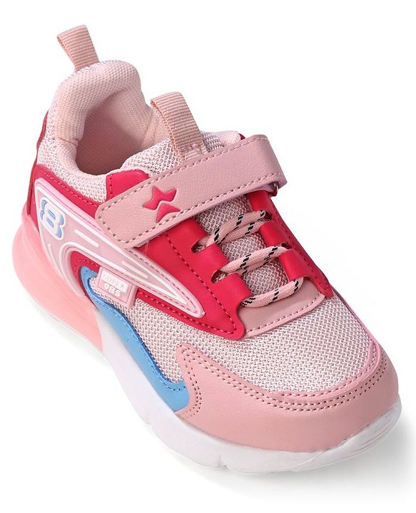 Cute Walk by Babyhug Casual Shoes With Velcro Closure - Pink