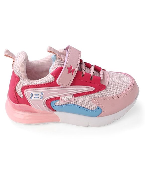 Cute Walk by Babyhug Casual Shoes With Velcro Closure - Pink