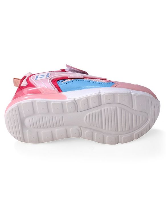 Cute Walk by Babyhug Casual Shoes With Velcro Closure - Pink