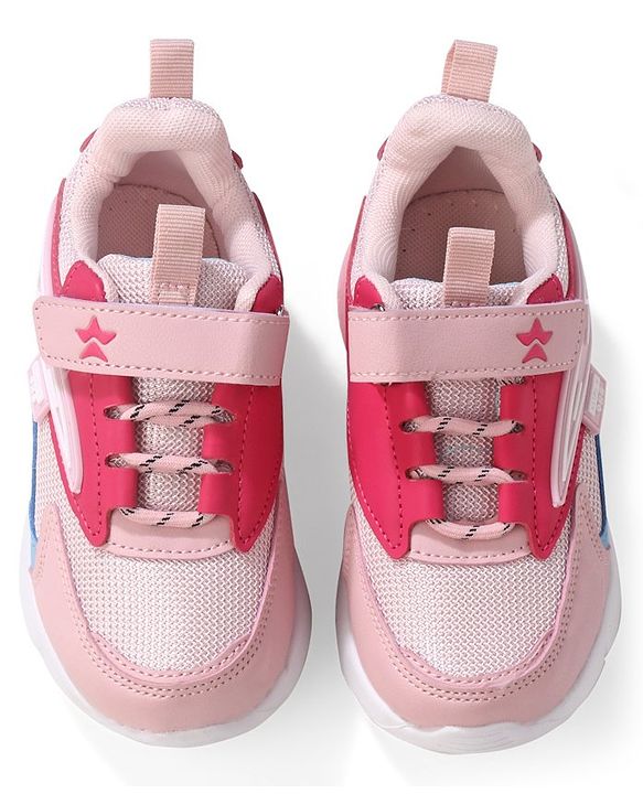 Cute Walk by Babyhug Casual Shoes With Velcro Closure - Pink
