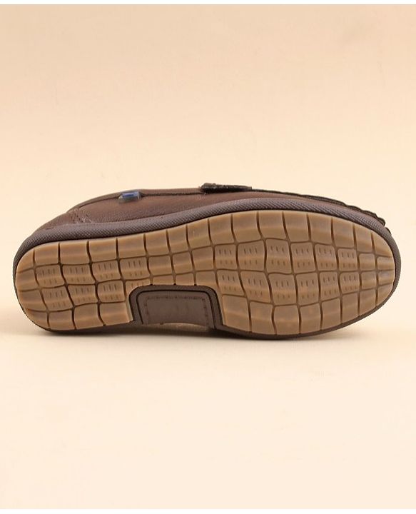 Cute Walk by Babyhug Slip On Party Wear Shoes - Brown