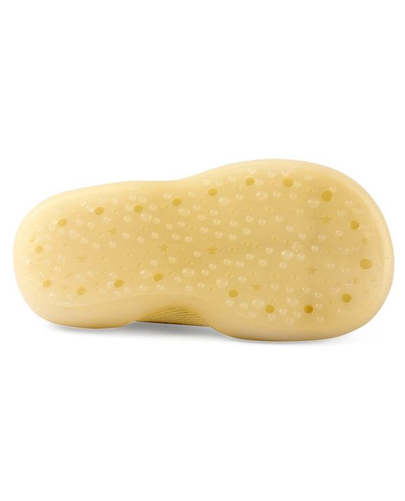 Cute Walk by Babyhug Slip On Sock Shoes - Yellow