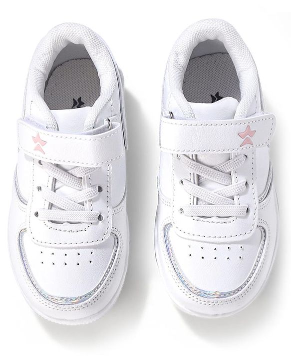 Cute Walk by Babyhug Sneakers with Velcro Closure - White